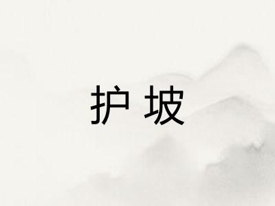护坡