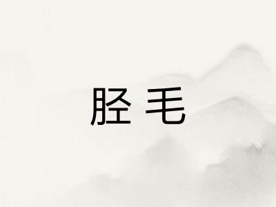 胫毛