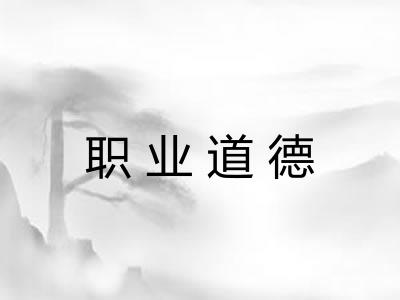 职业道德