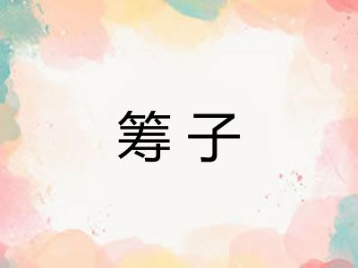 筹子 筹子