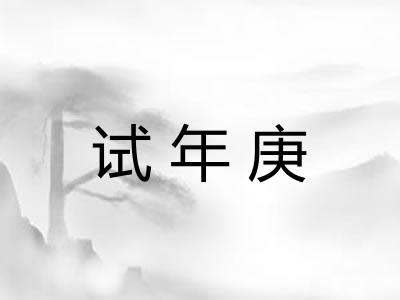 试年庚 试年庚