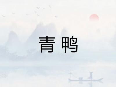 青鸭
