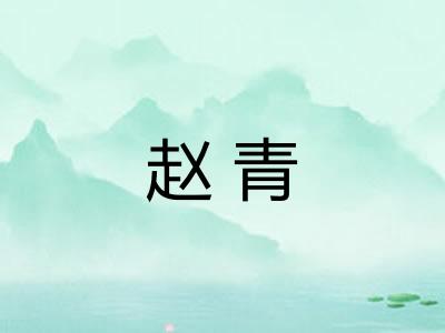 赵青 赵青