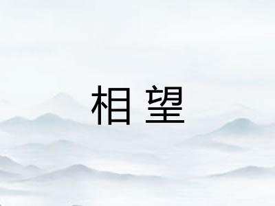 相望