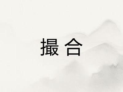 撮合