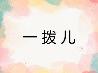 一拨儿