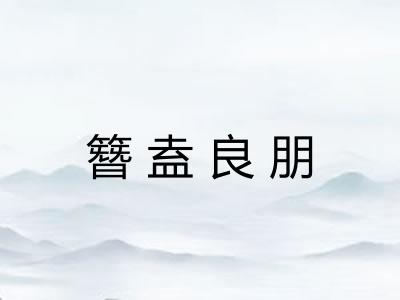 簪盍良朋