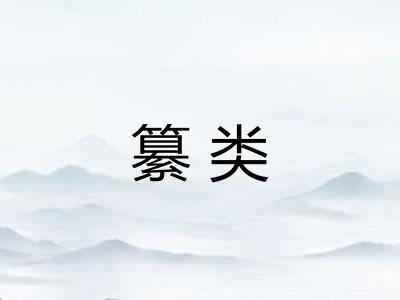 纂类