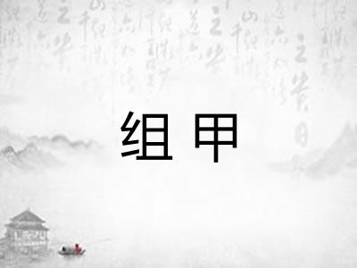 组甲