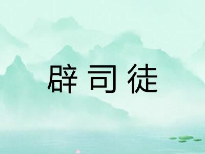 辟司徒