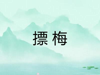 摽梅