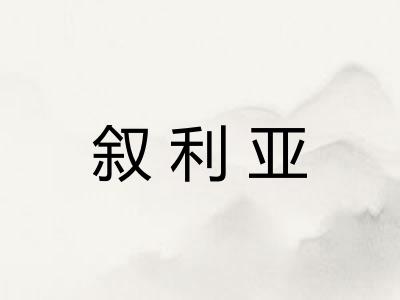 叙利亚 叙利亚