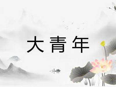 大青年