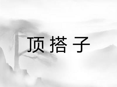 顶搭子 顶搭子