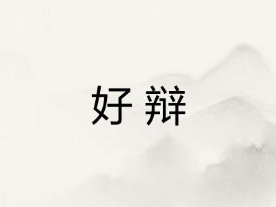 好辩