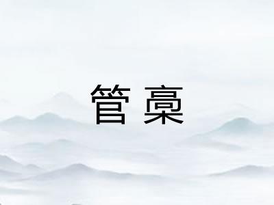 管槀