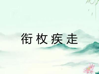 衔枚疾走