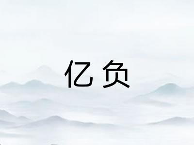 亿负 亿负
