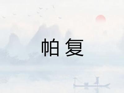 帕复