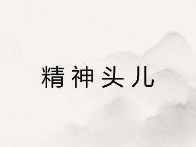 精神头儿