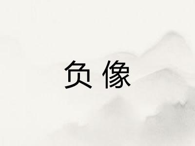 负像