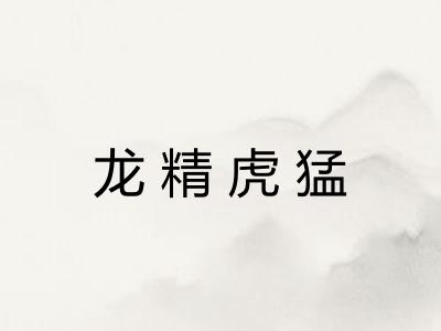 龙精虎猛