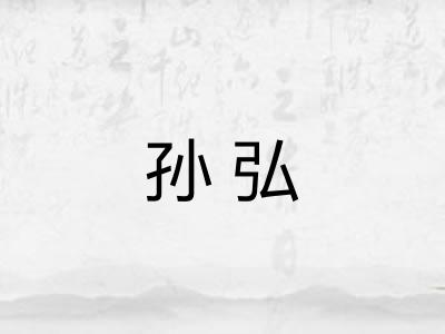 孙弘