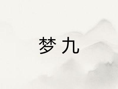 梦九