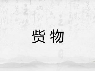 赀物