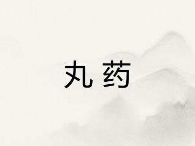 丸药