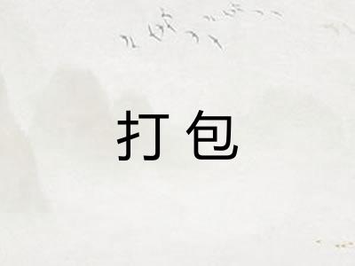 打包 打包