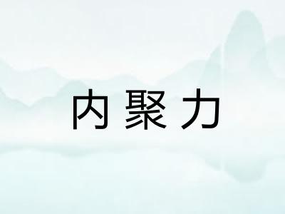 内聚力