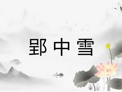 郢中雪