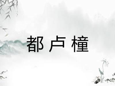 都卢橦