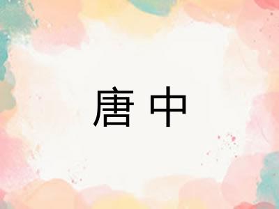 唐中