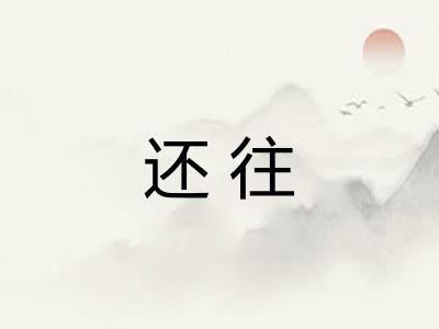 还往
