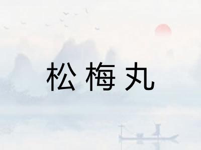 松梅丸