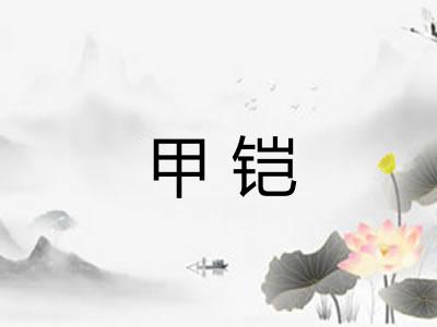 甲铠 甲铠