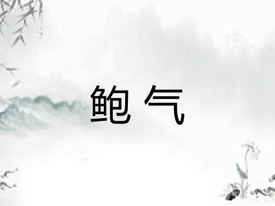 鲍气