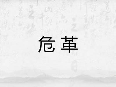 危革 危革