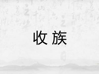 收族 收族