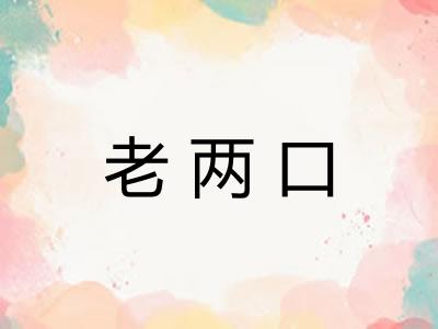 老两口 老两口