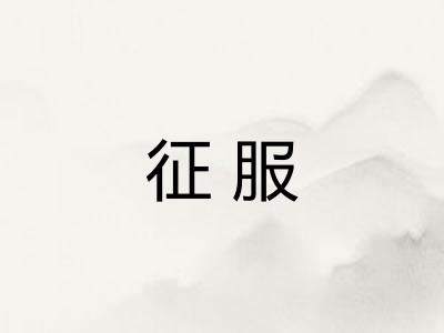 征服