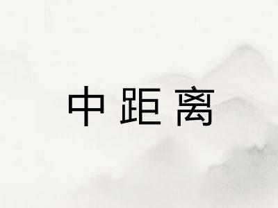 中距离