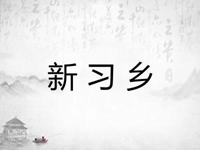 新习乡 新习乡