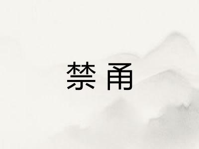 禁甬