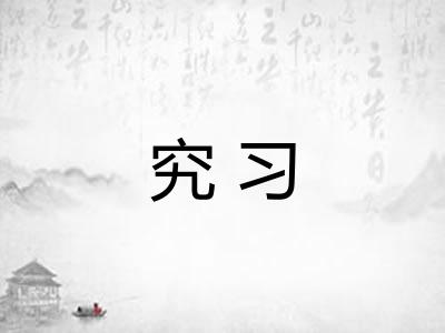 究习