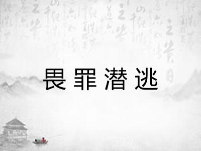 畏罪潜逃