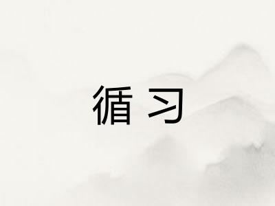 循习