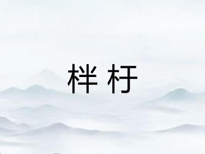 柈杅
